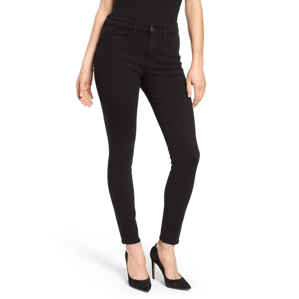 GOOD AMERICAN Good Legs Black Jeans 27